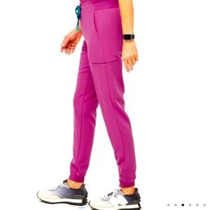 Figs Women’s High Waisted Sumaiya Skinny Scrub Pants - LARGE